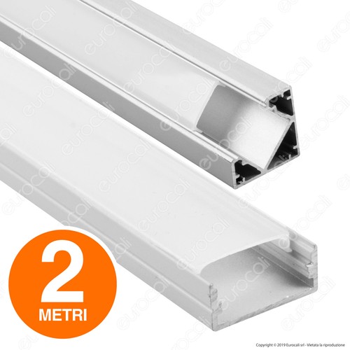Profilo alluminio metri - alluminio, 2