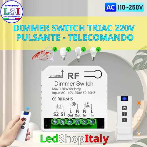 Regolatore dimmer varialuce - regolatore,