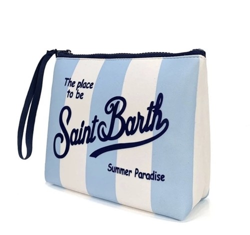 Pochette strisce azzurre - strisce, e