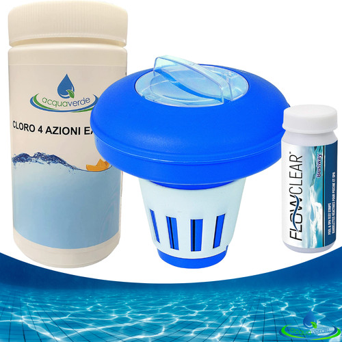 Kit cloro piscina triplete - kit,