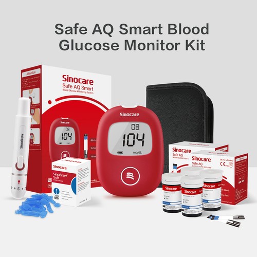 Sinocare glucometro con 100 - sinocare,