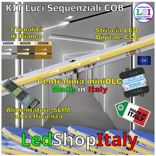Strisce led cob sequenziali - led,